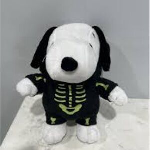 Peanuts Snoopy Halloween Skeleton plush toy